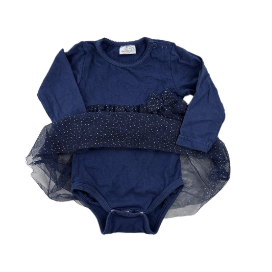 Body von Orsolino in Gr. 68 mit glitzerndem Tüllrock